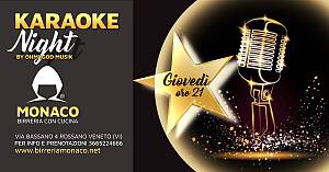 Karaoke night di giovedi', birreria monaco rossano veneto (vi)